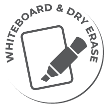 Whiteboard and dry erase sticker