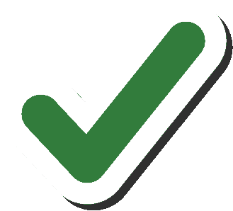 Checkmark sticker