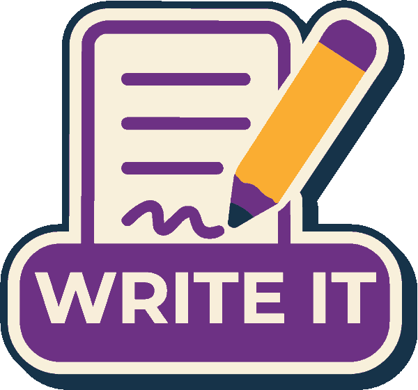 Write it sticker