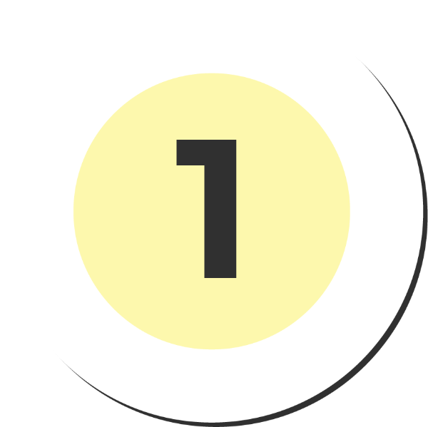 Blank circle sticker