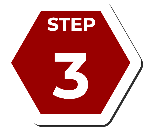 Step 3 sticker