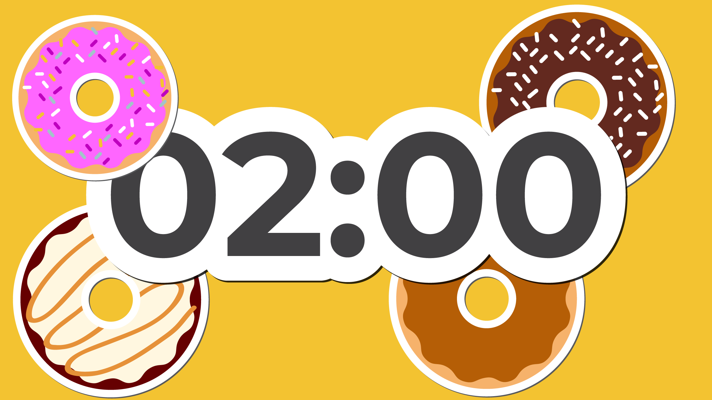2 minute timer sticker