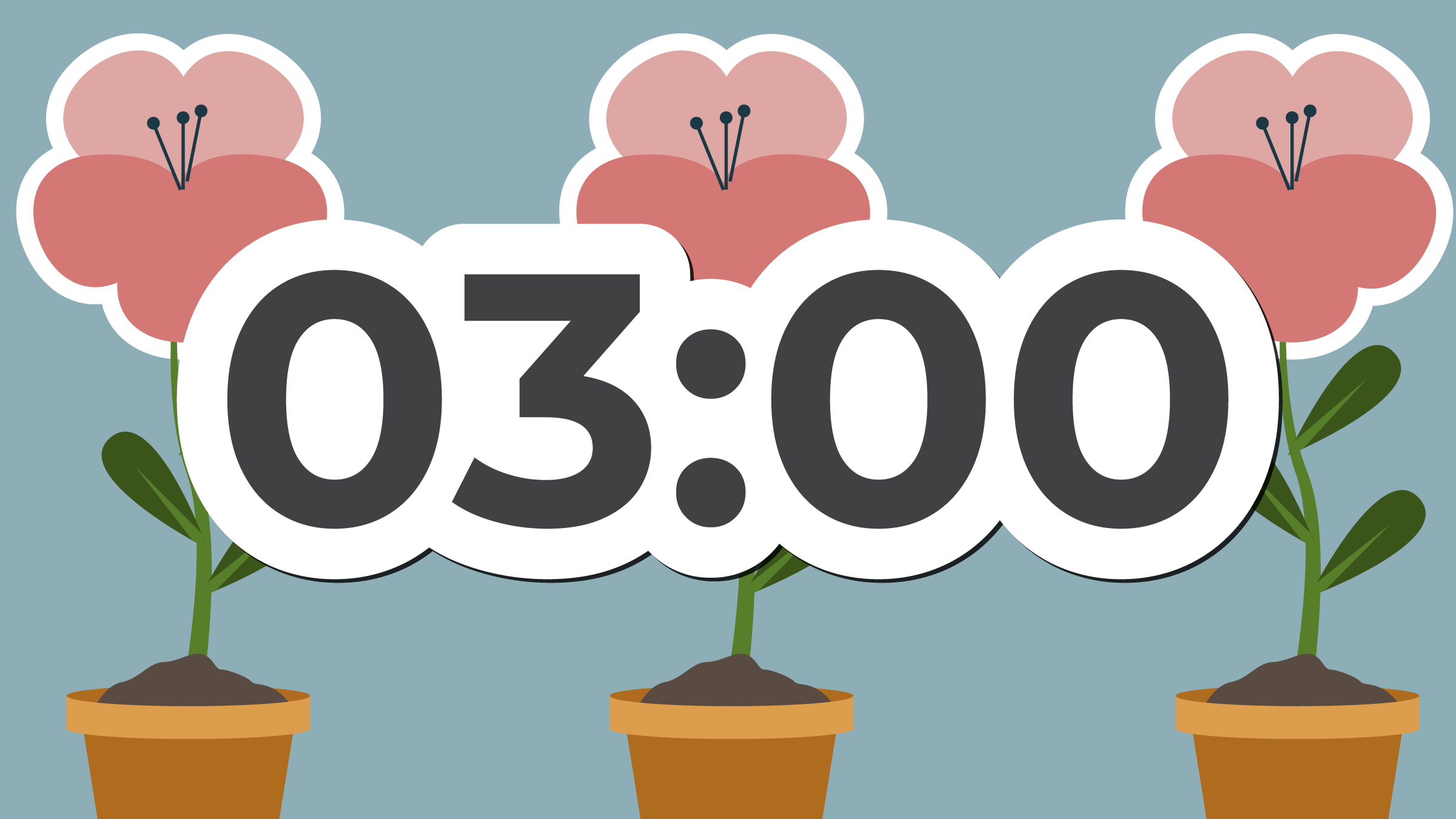 3 minute timer sticker