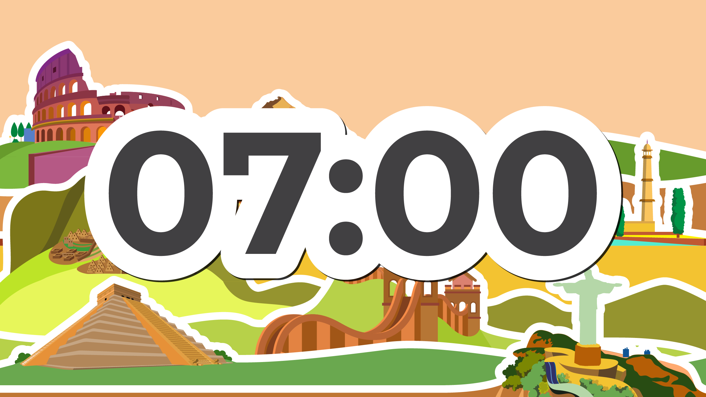 7 minute timer sticker