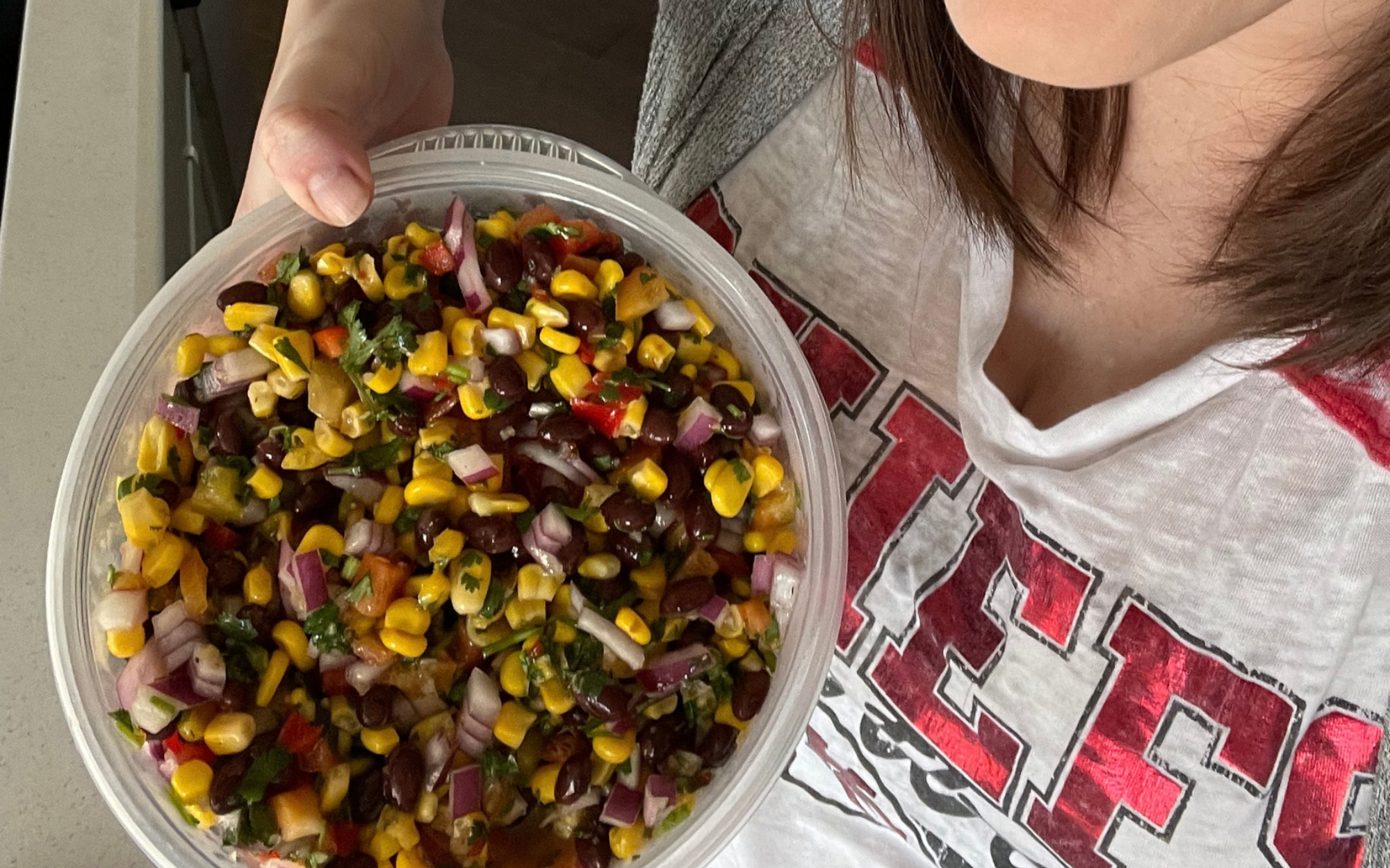 Lauren's famous cowboy caviar.