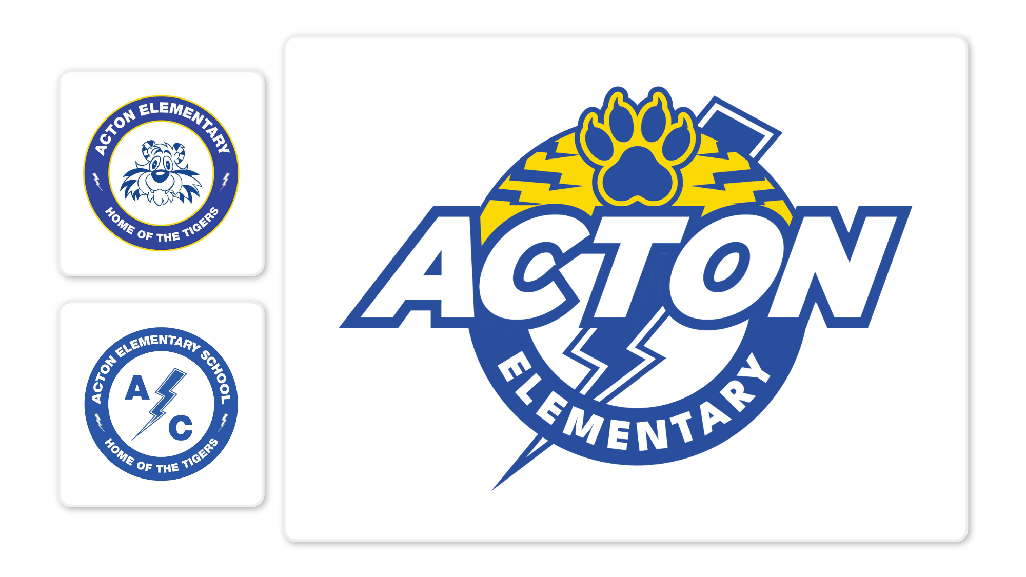 Acton Elementary identity: before.