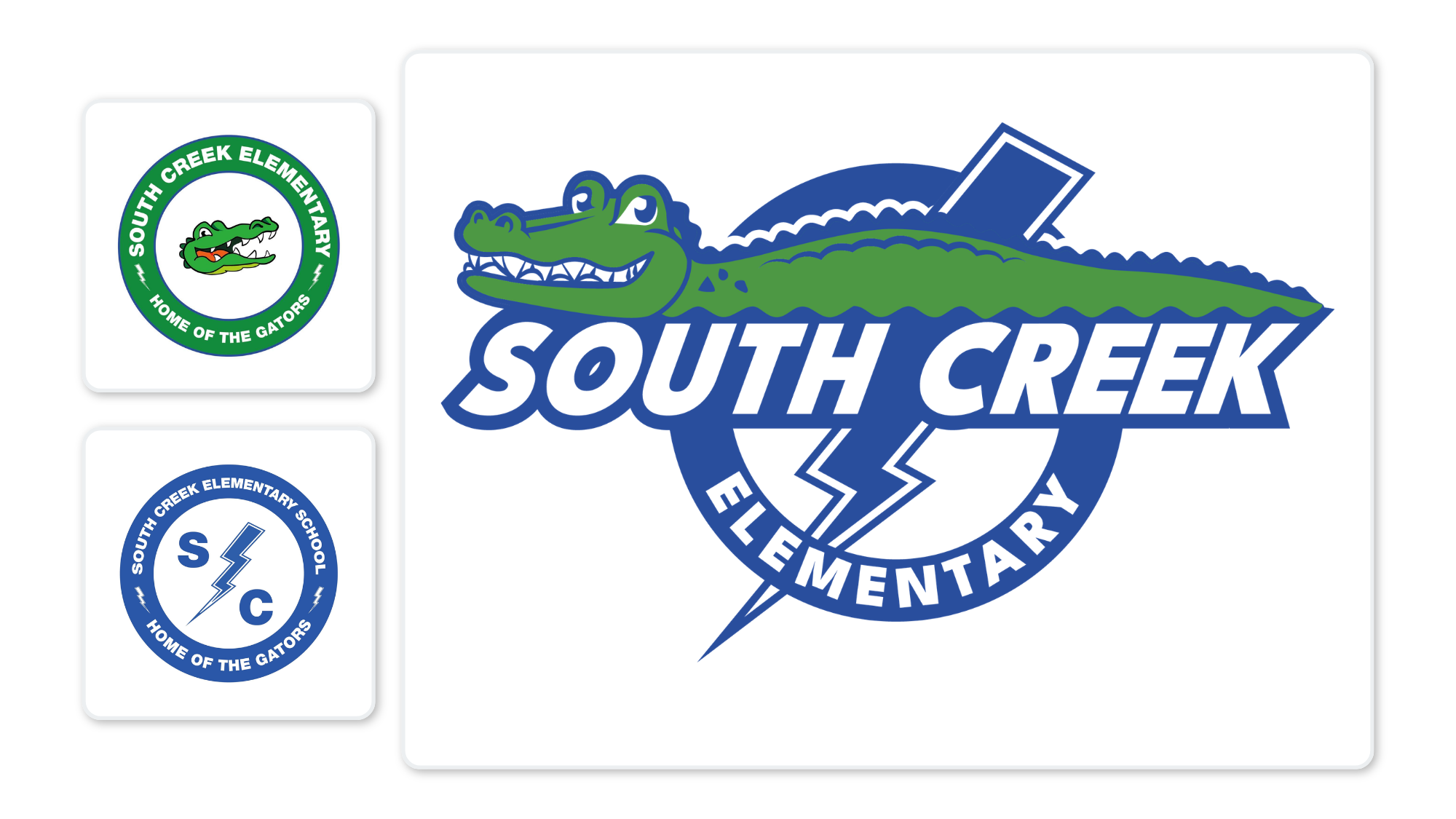 South Creek Elementary identity before the rebrand.