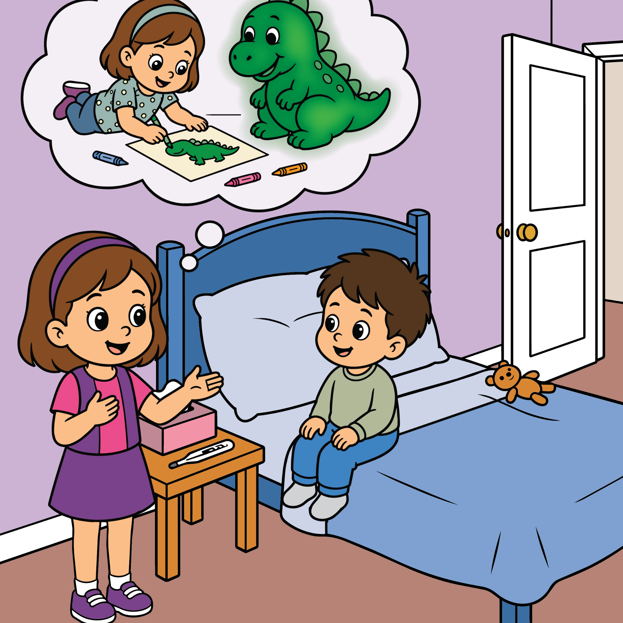 Decodable reader illustration 16.
