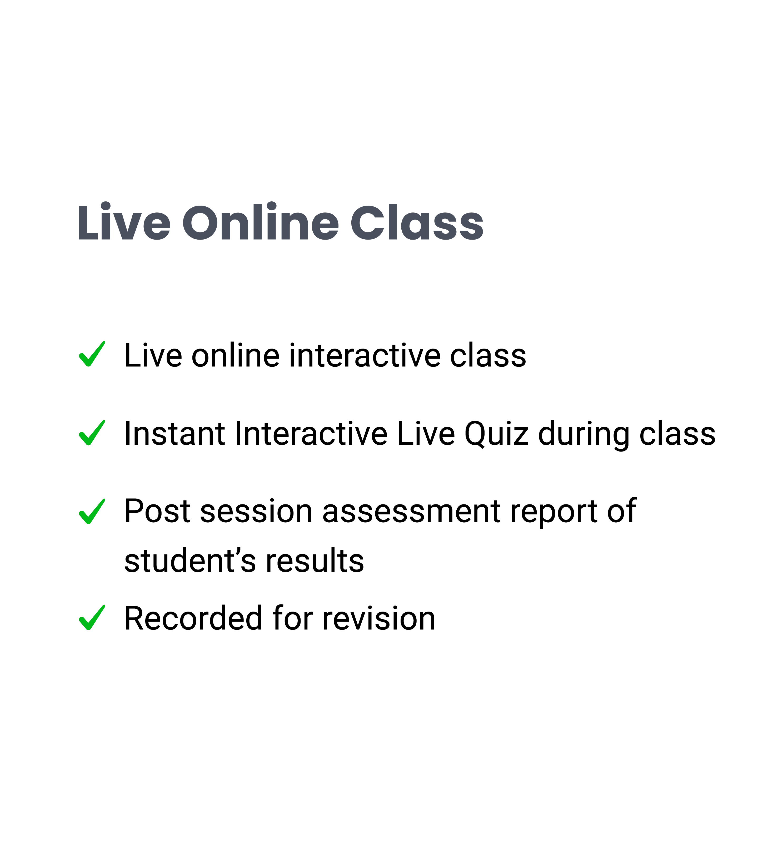 Live online classes