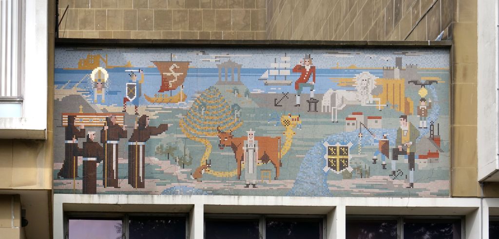 Mural at Durham County Hall