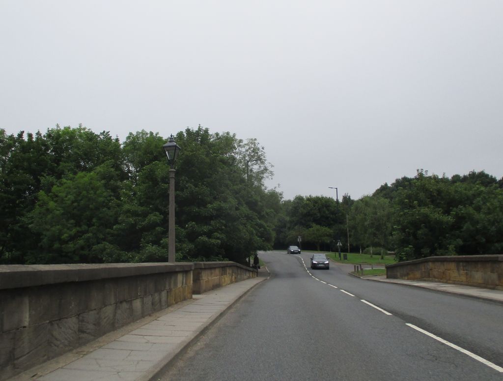 The  A67  crossing  Yarm  Bridge  over  River  Tees  northbound
