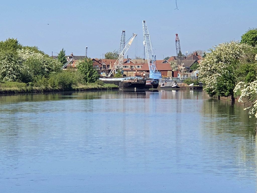 Waddington's boatyard on the Sheffield and South Yorkshire Canal