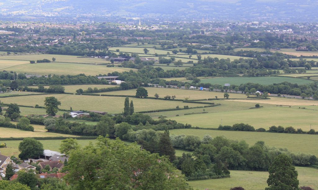 View NE from Churchdown Hill