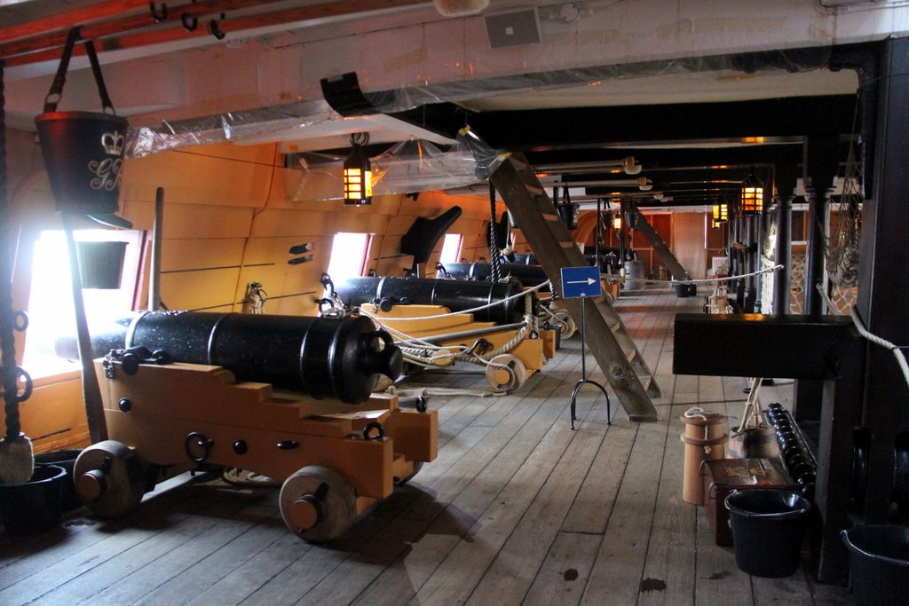 Interior HMS Victory, Portsmouth Historic Dockyard, Hampshire