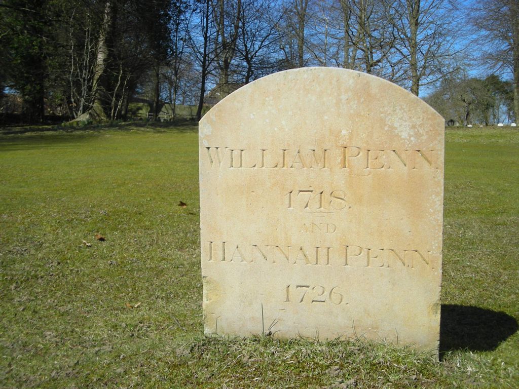 William Penn's gravestone