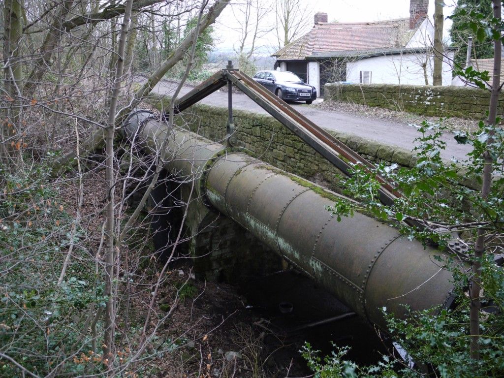 Pipeline of Throckley Aqueduct, Heddon Banks