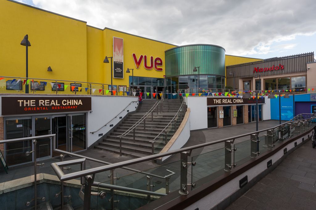 Vue cinema and steps from Wells Place