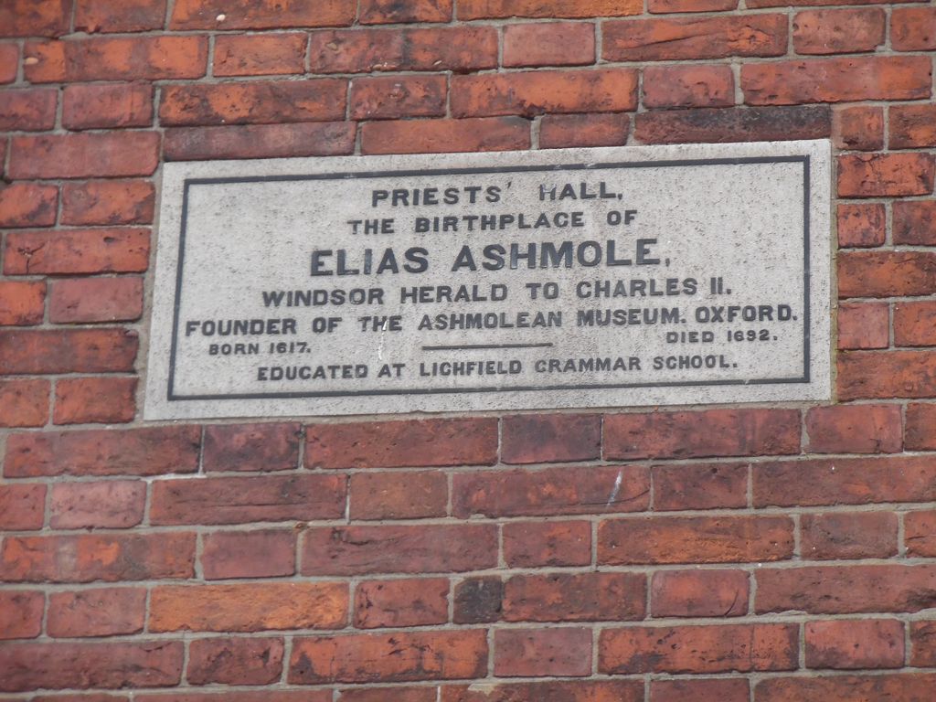 Inscription at Priests Hall, Lichfield