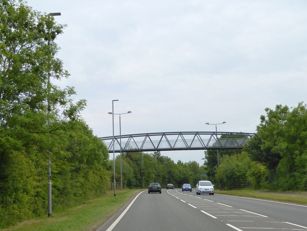 Footbridge over Stephenson Way, Coalville by-pass