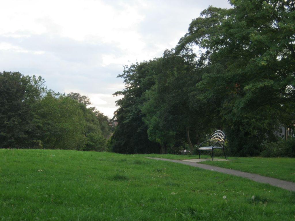 Seat in Sugar Hill Park in Darlington