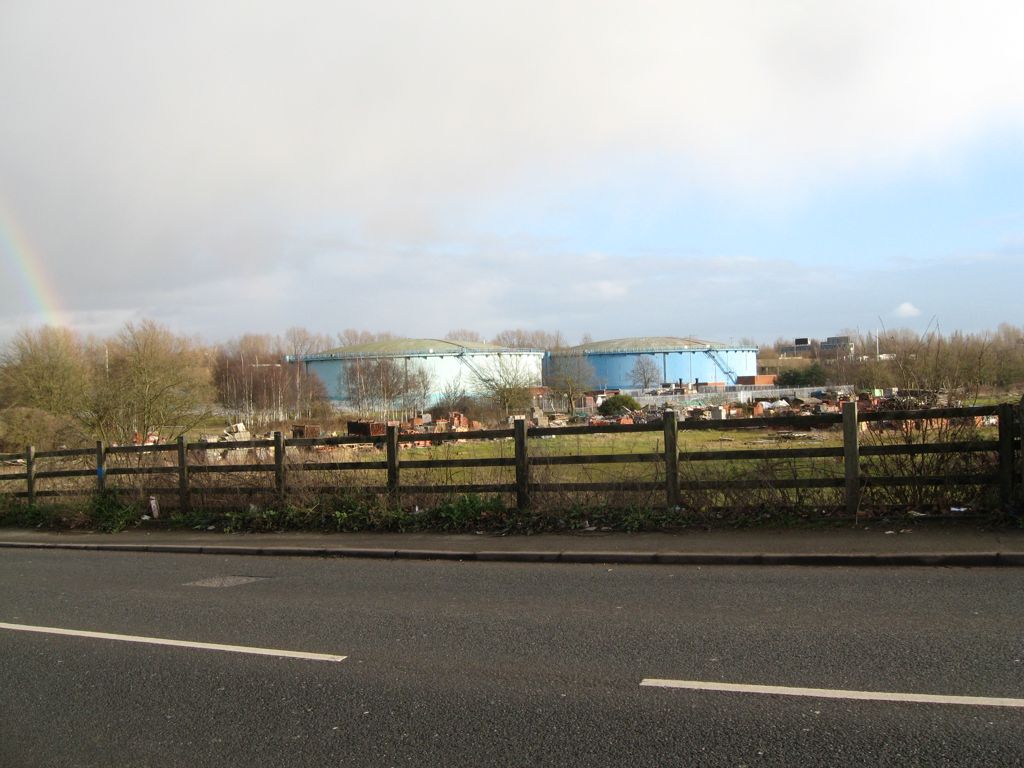 James Bridge gasholders from A4038 - Walsall, West Midlands