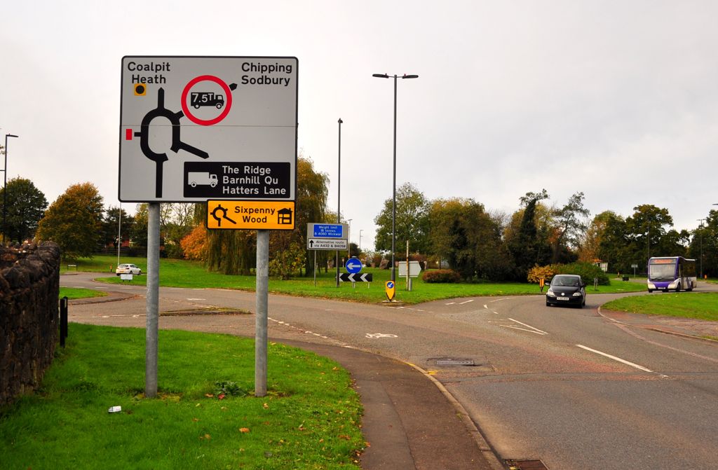 Badminton Road Roundabout, Chipping Sodbury, Gloucestershire 2019