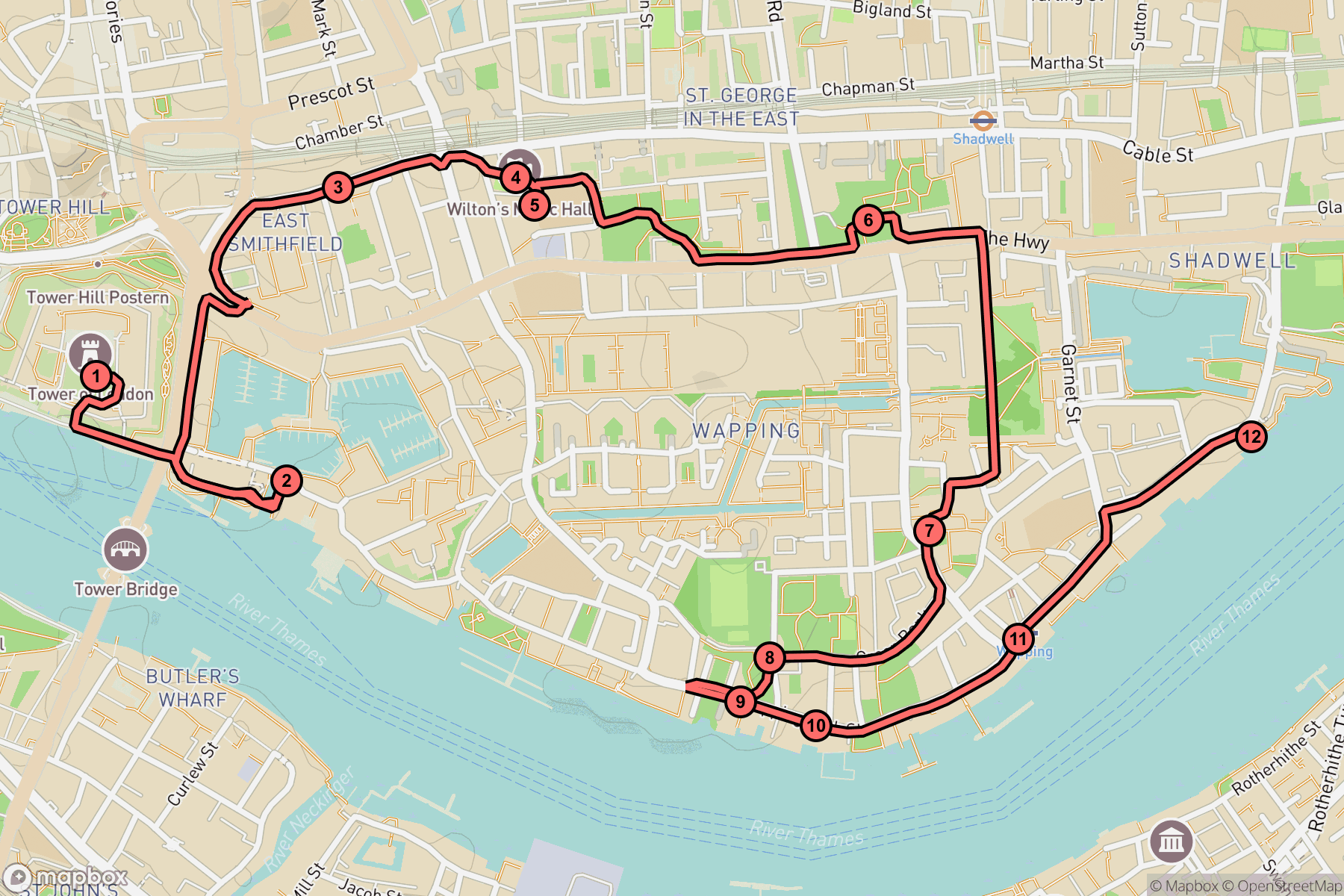 Route map