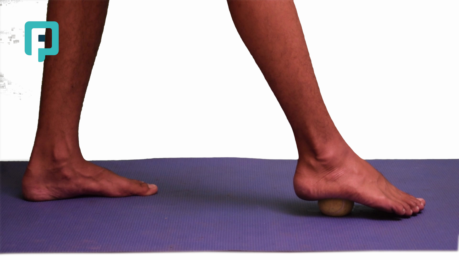 plantar foot rolling on ball - beginner Lower Body exercise