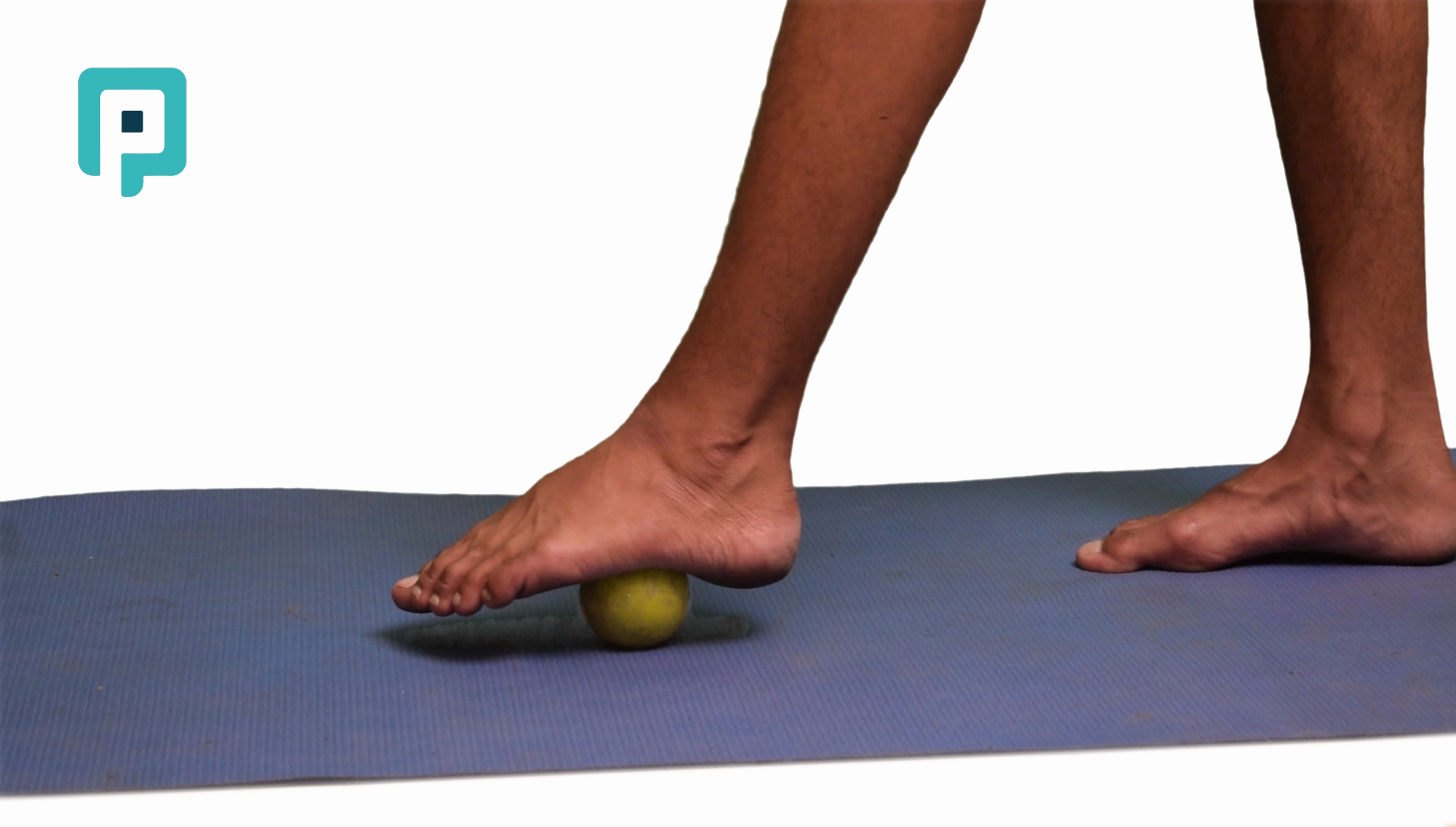 foot roll on golf ball - beginner Lower Body exercise