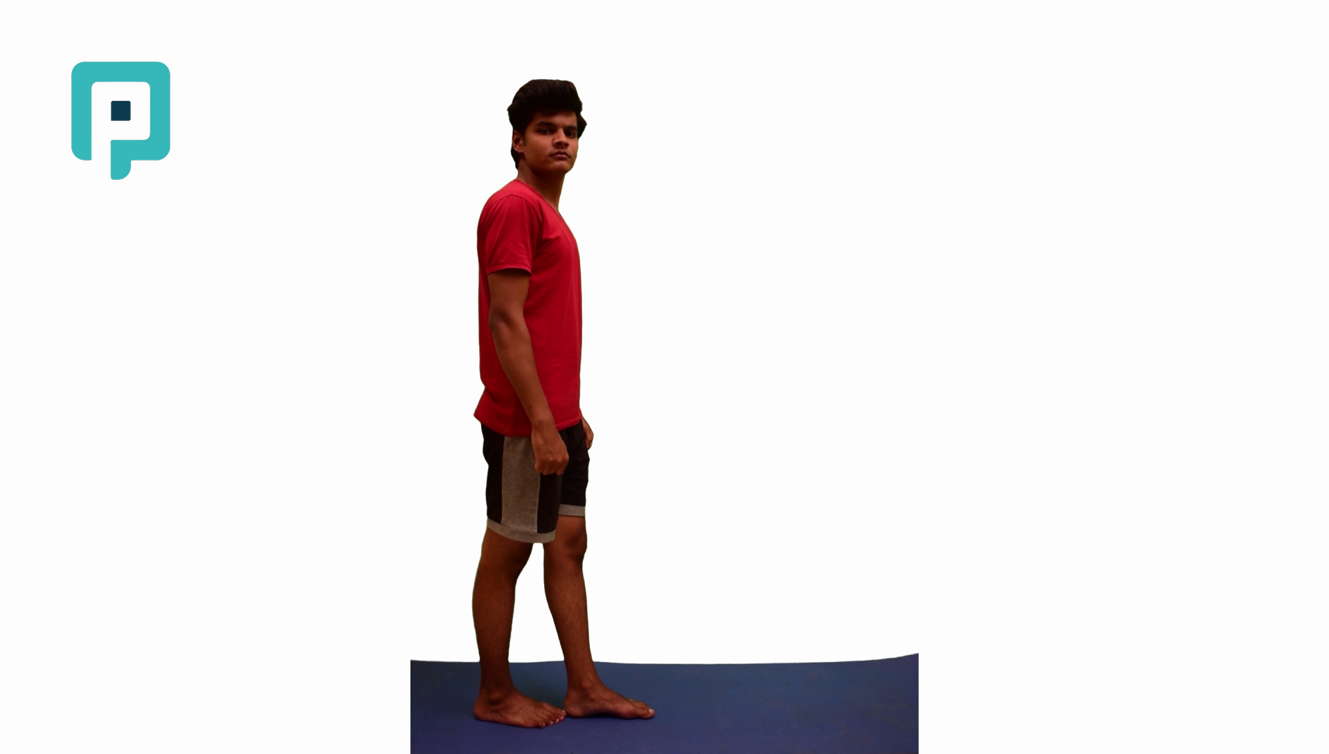 tandem walk with lateral head rotation - beginner Lower Body exercise