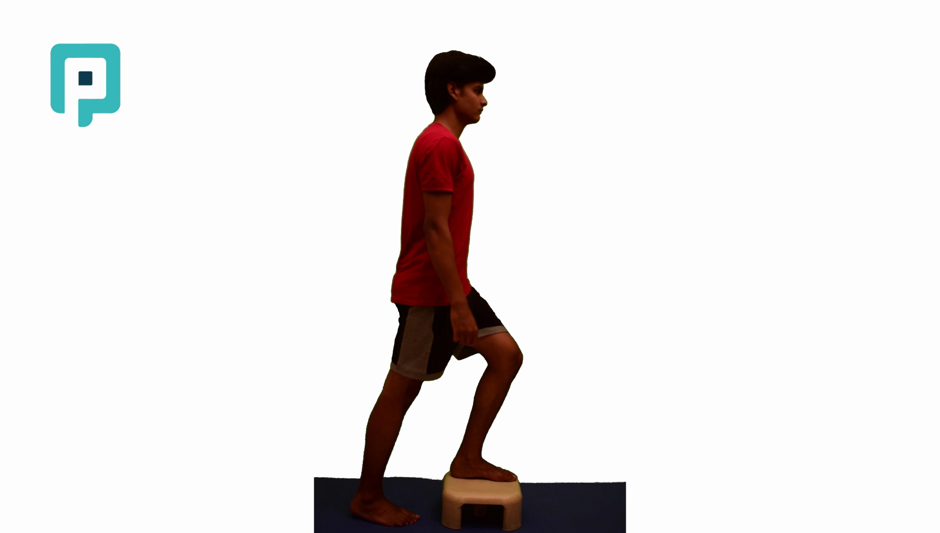 step up and down front same side - beginner Lower Body exercise