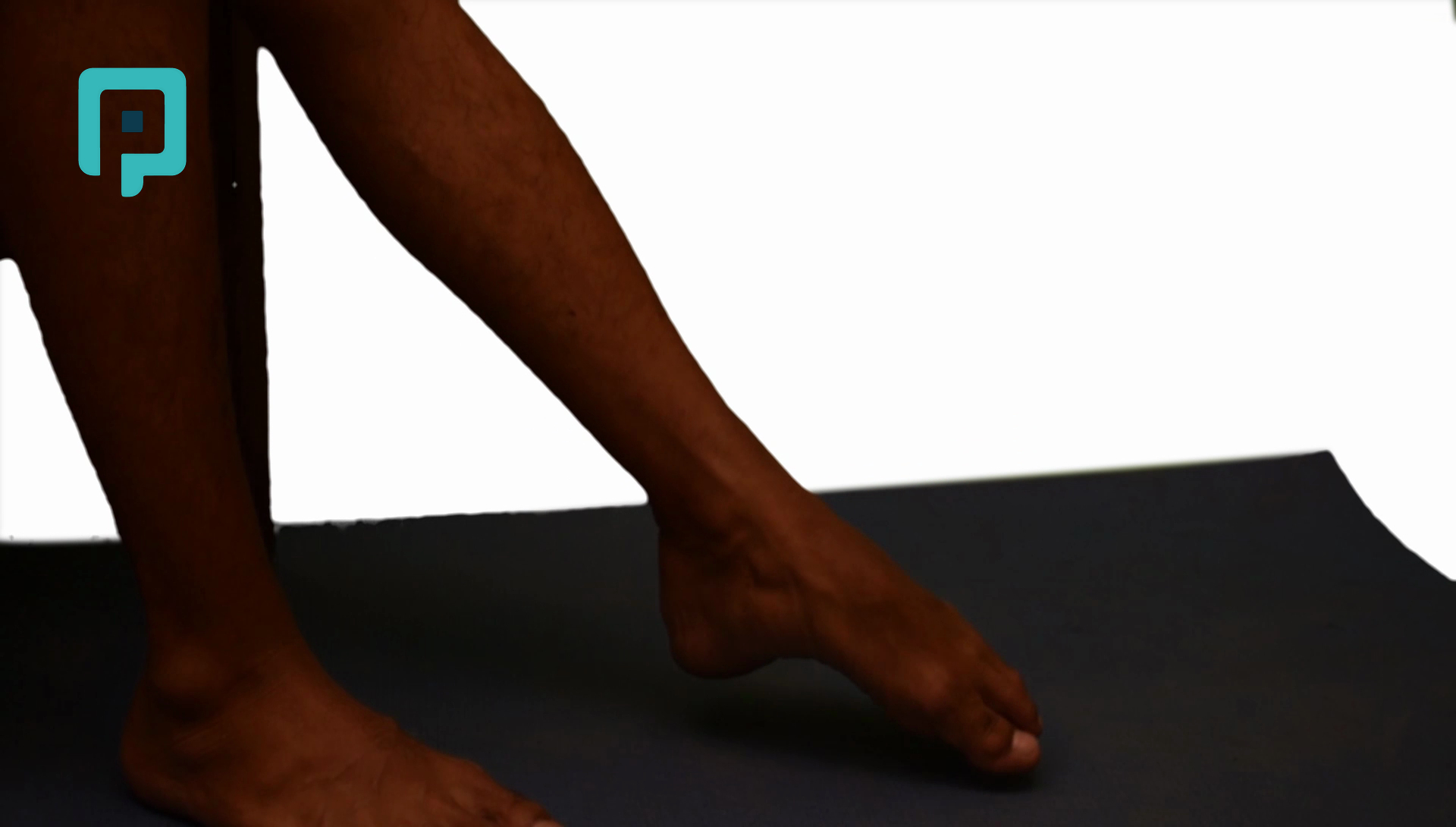 seated ankle numbers tracing in air - beginner Lower Body exercise