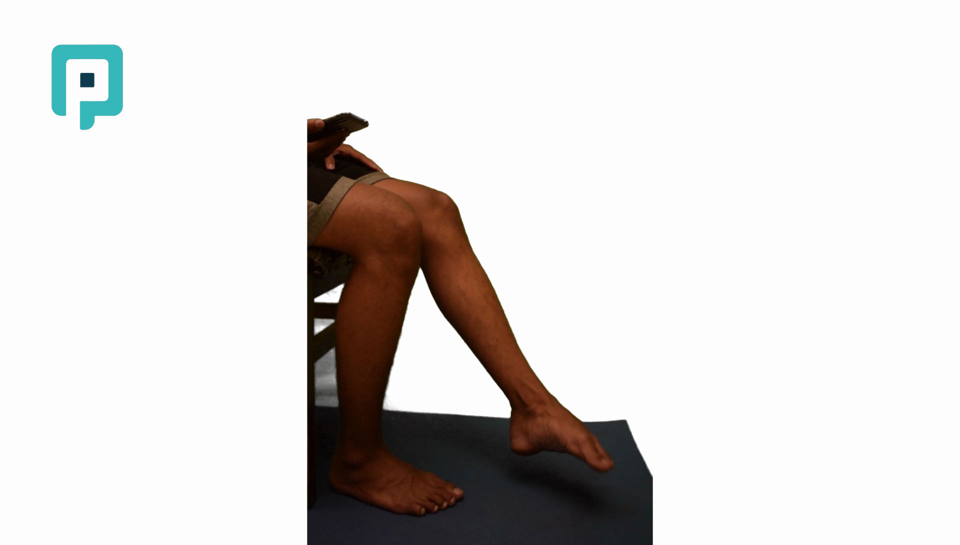 seated ankle alphabet tracing - beginner Lower Body exercise