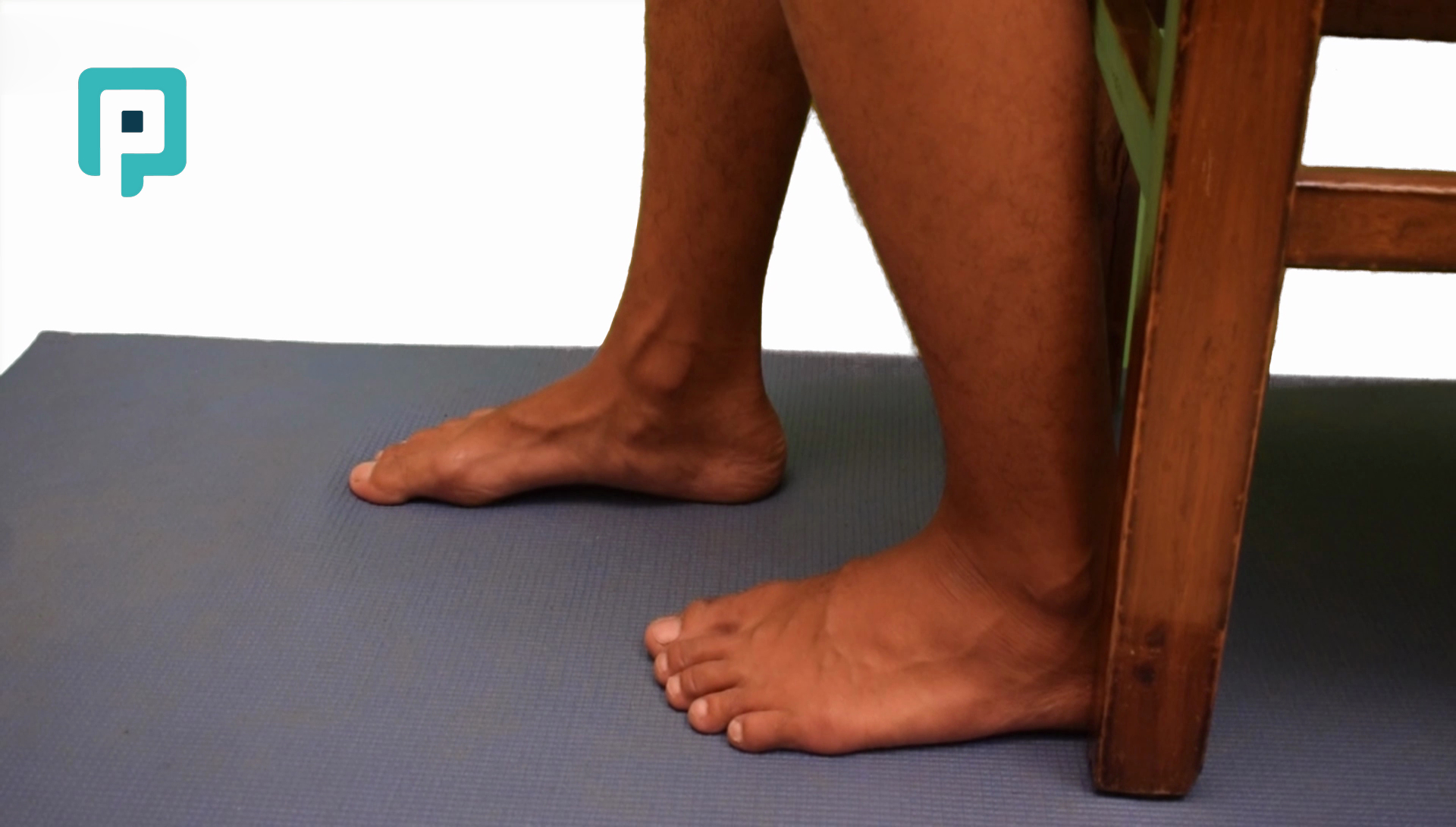 seated foot arch activation - beginner Lower Body exercise