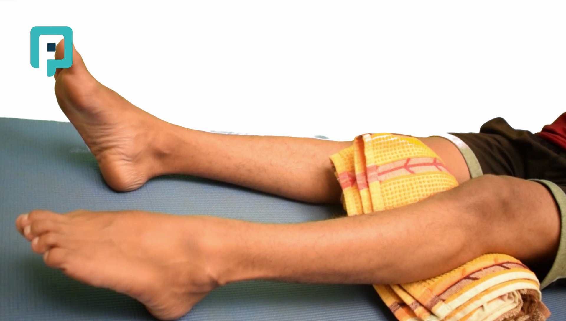 ankle alphabet tracing with knee supported - beginner Lower Body exercise