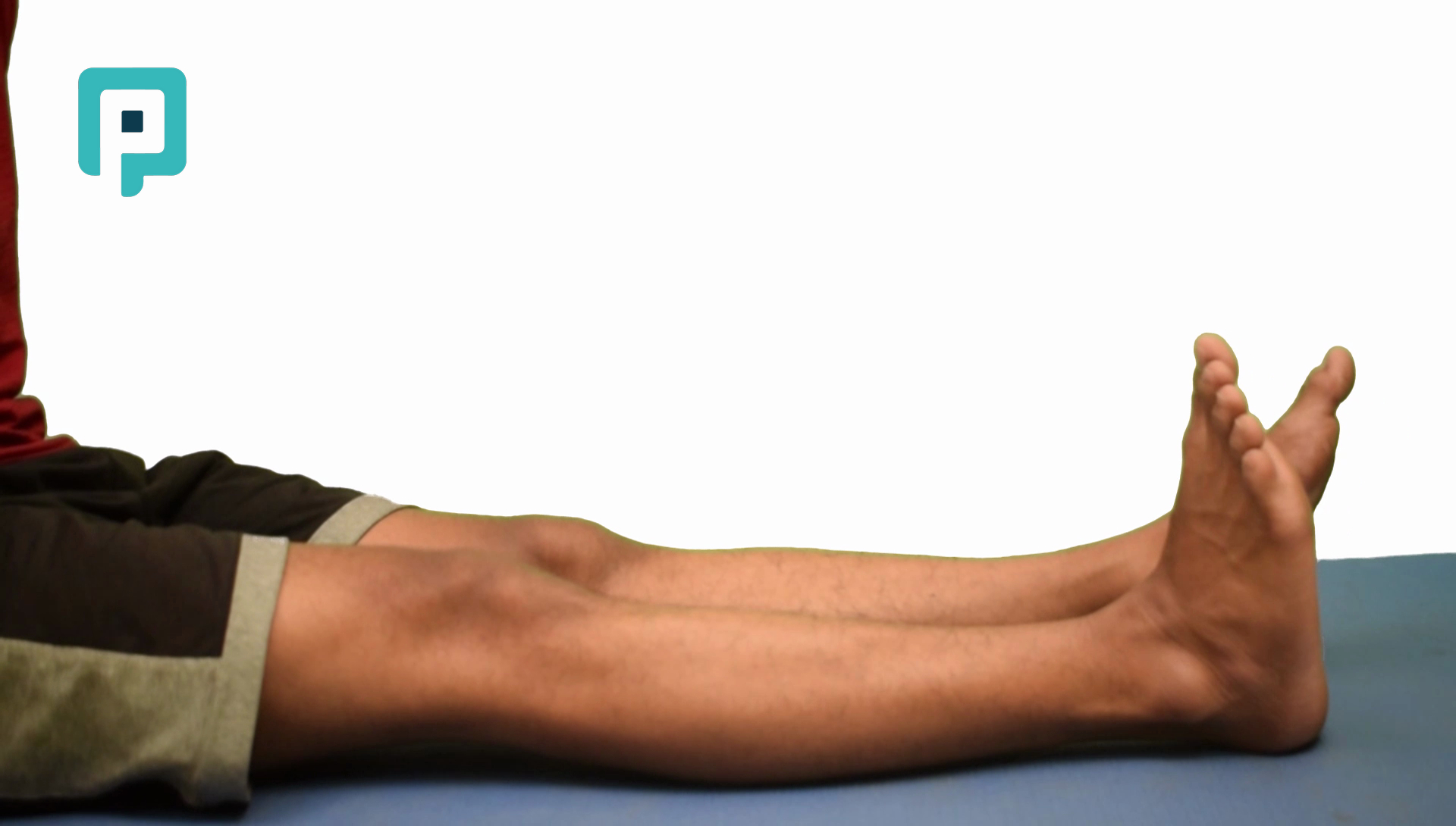 ankle dorsiflexion in long sitting - beginner Lower Body exercise