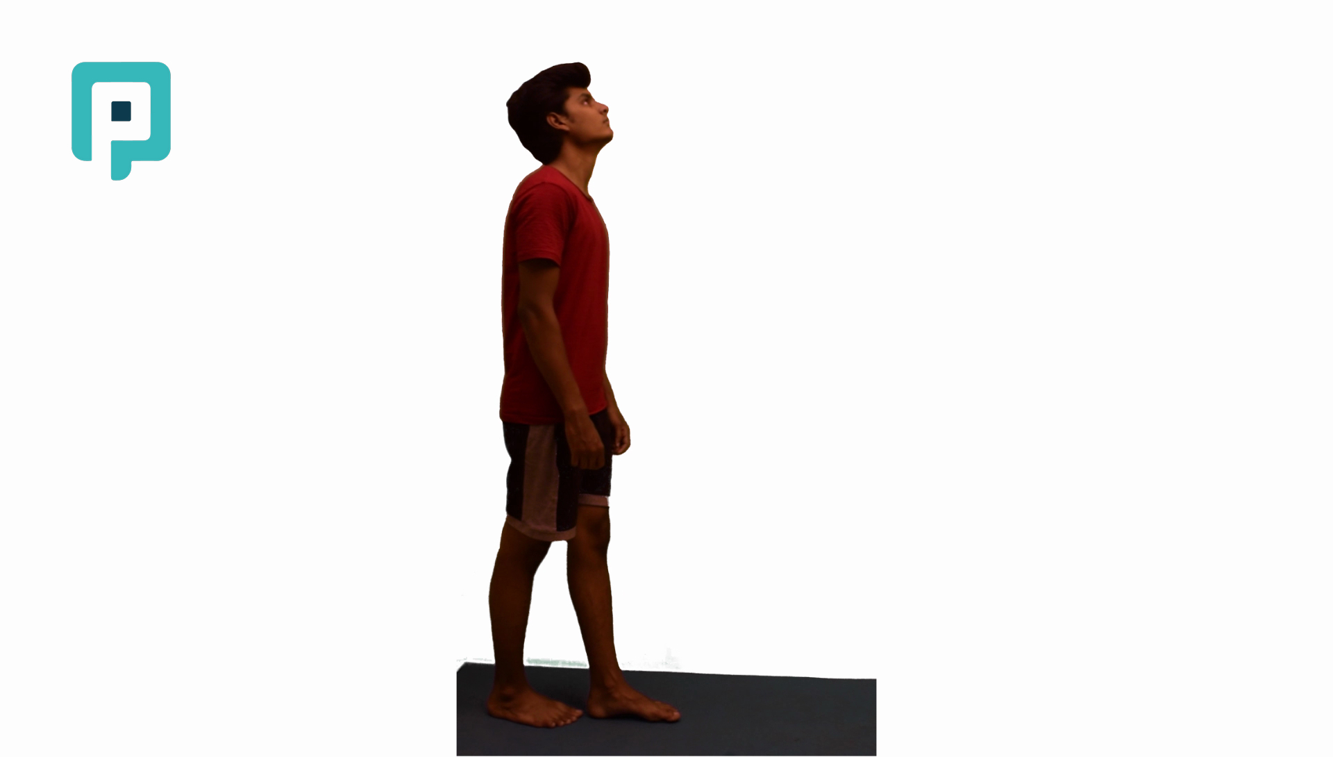 tandem walk with head extended - beginner Lower Body exercise