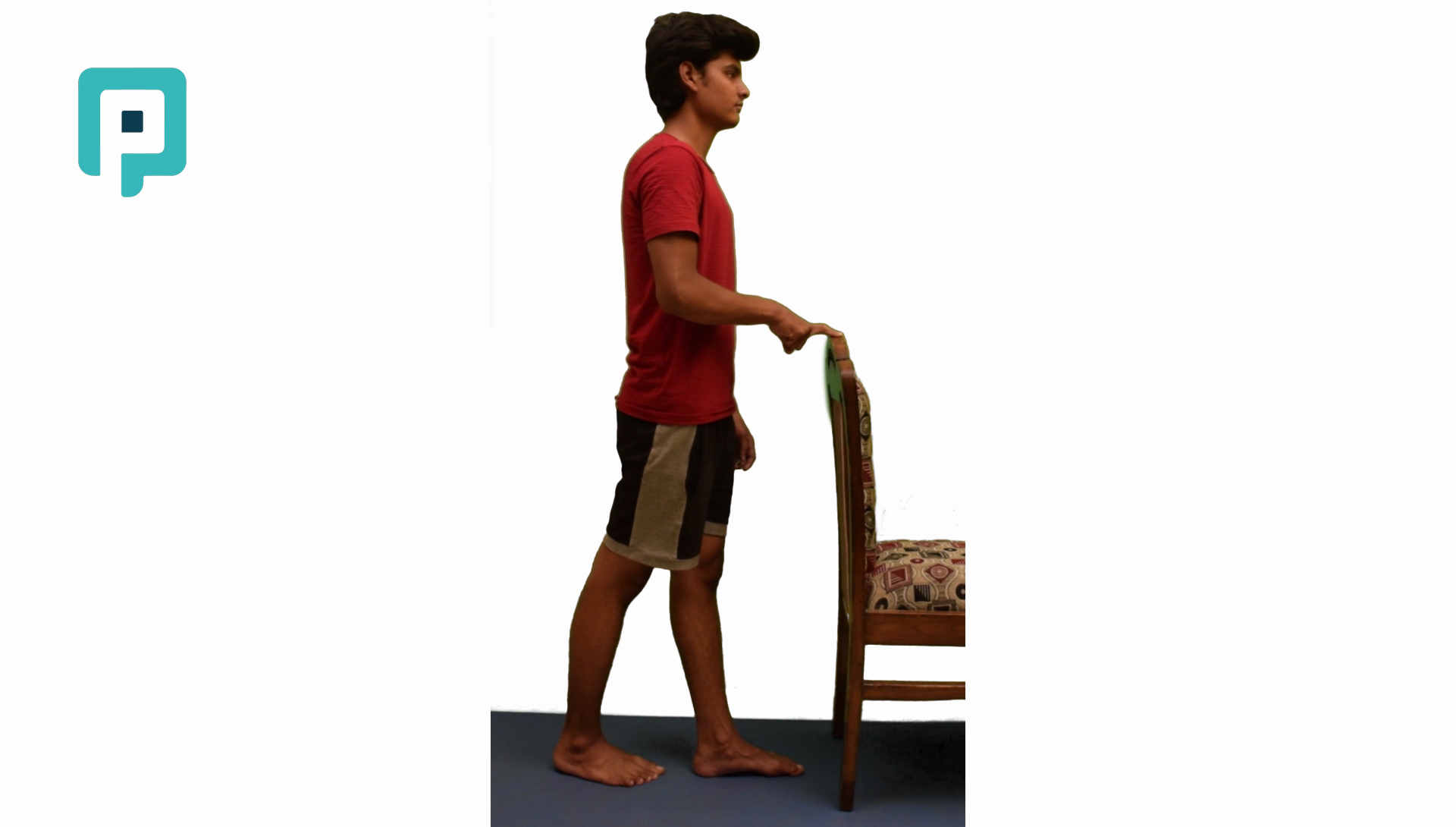 tandem stance with head rotation side to side - beginner Lower Body exercise