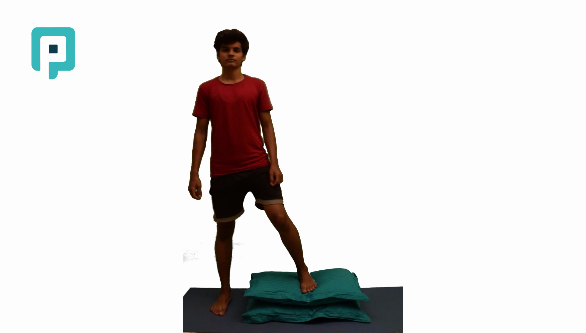 getting off 2 pillows sideways - beginner Lower Body exercise