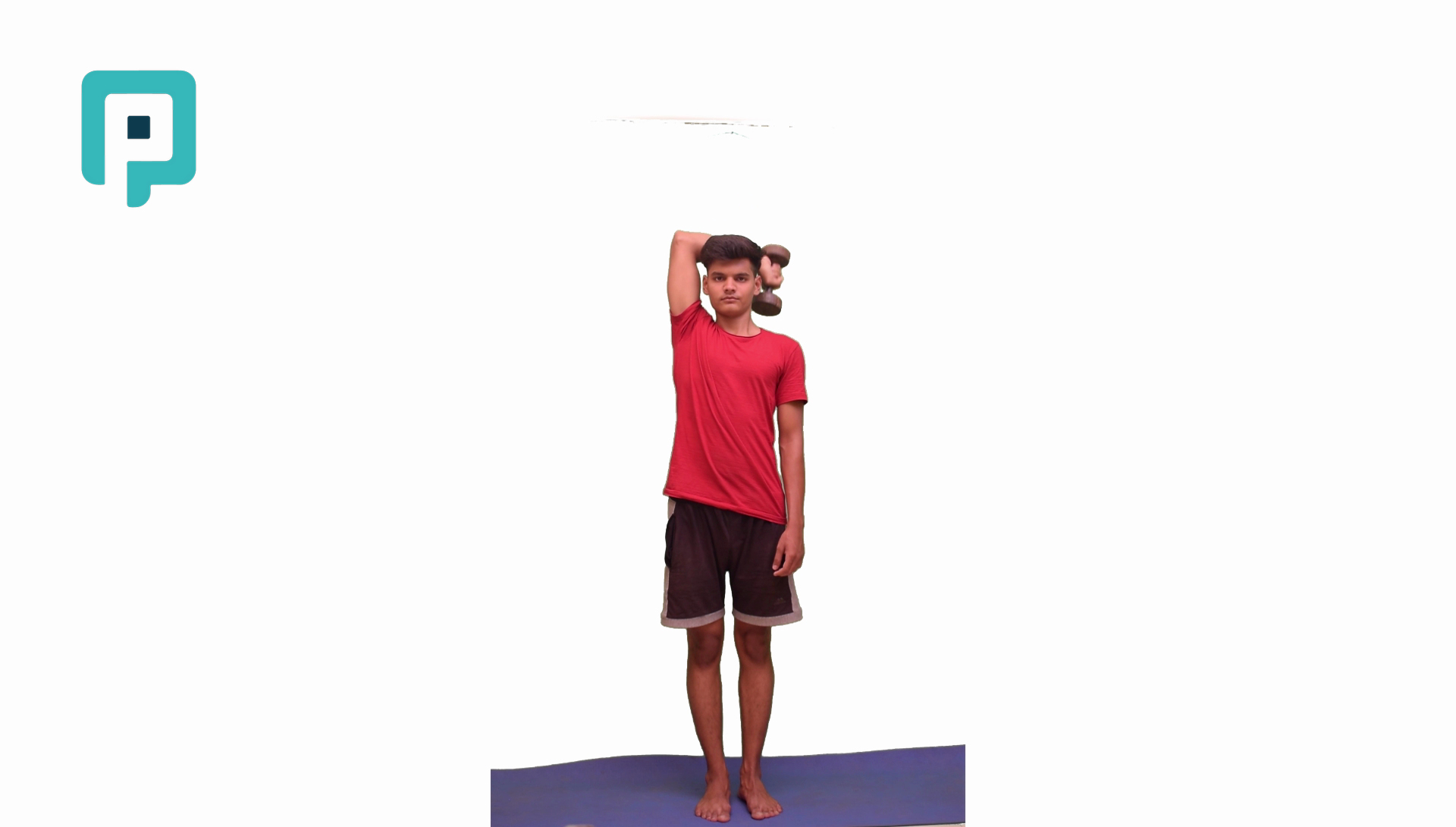 overhead triceps extension with dumbbell - beginner Upper Body exercise