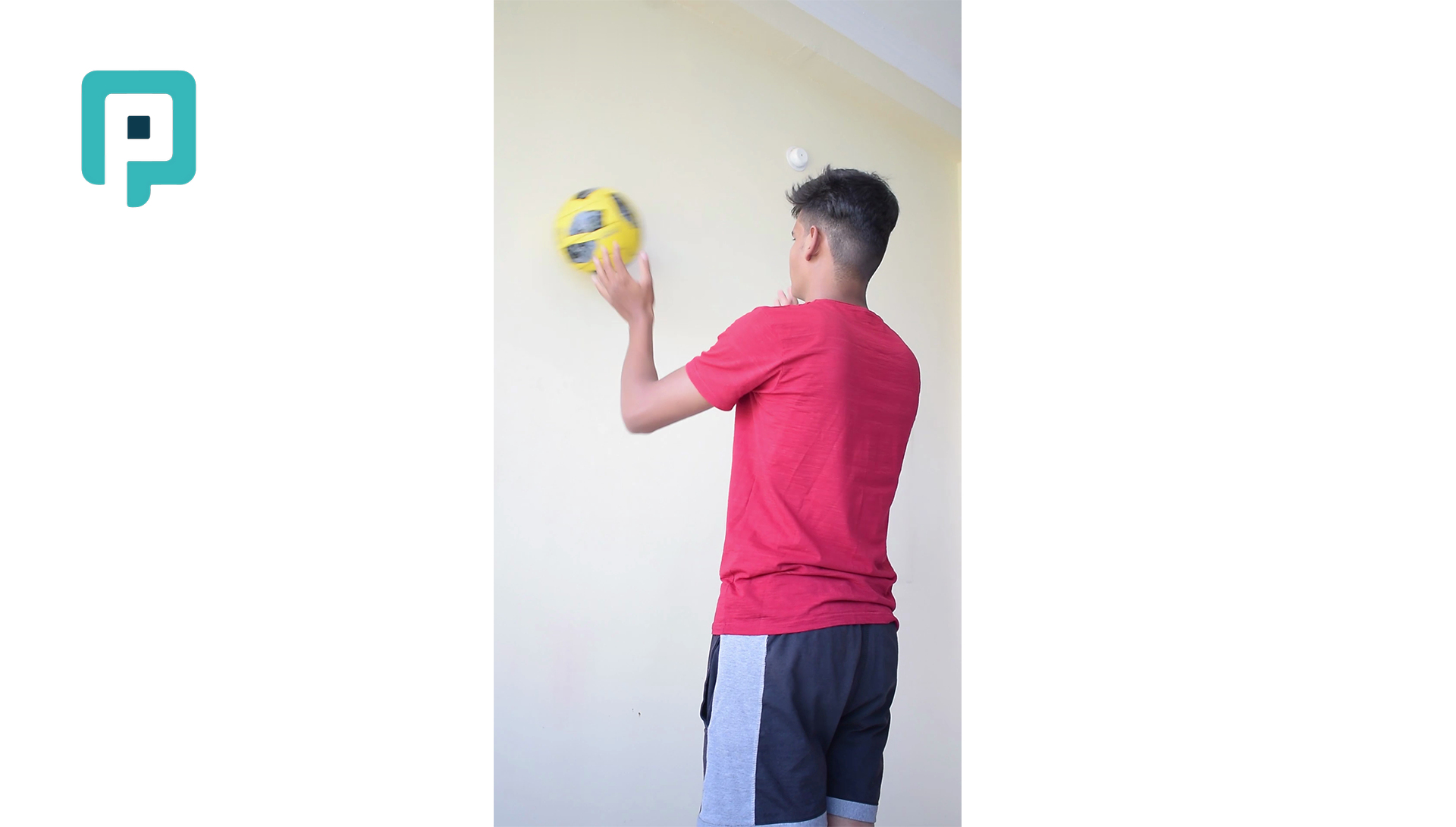forward medicine ball wall toss - beginner Upper Body exercise