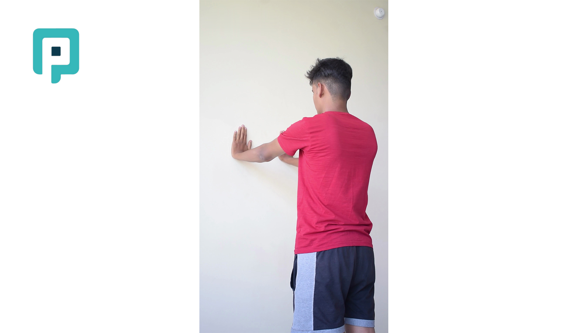wall push isometric shoulder flexion - beginner Upper Body exercise