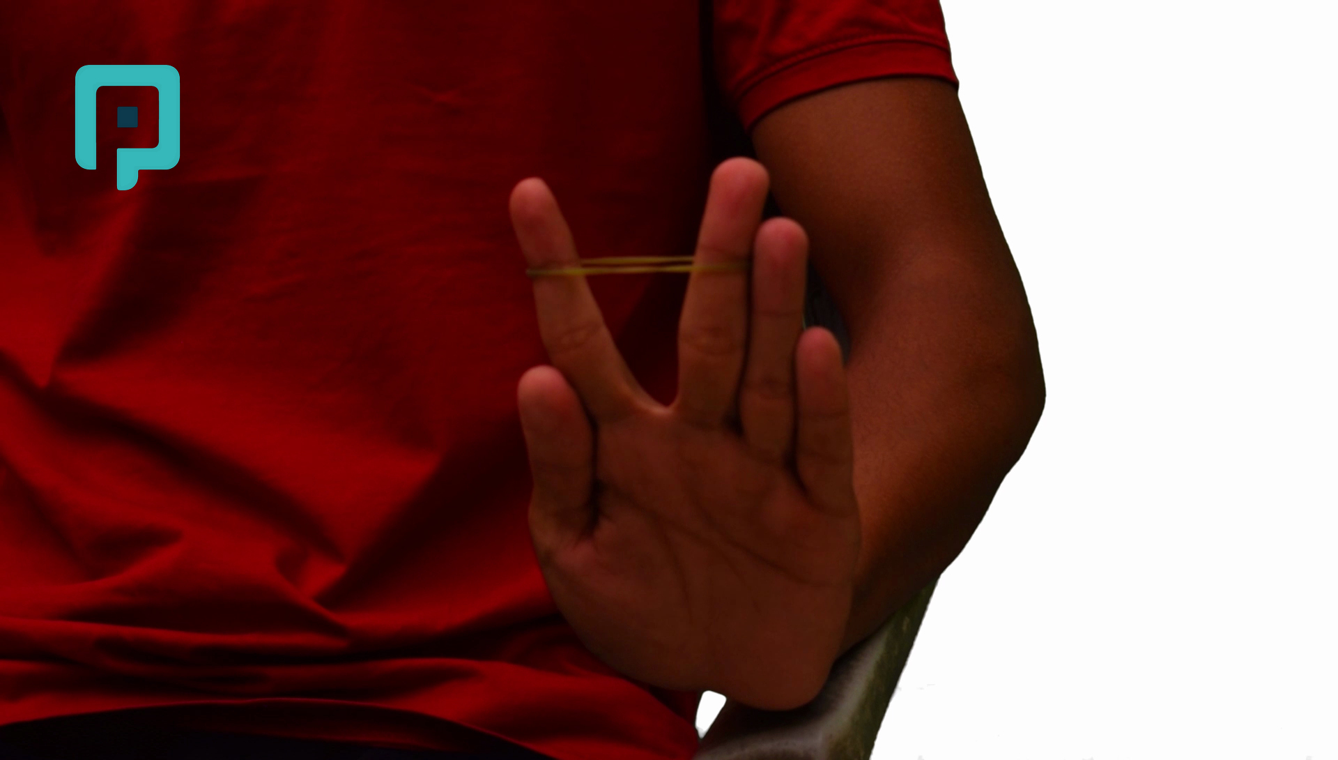 finger abduction with resistance band - beginner Upper Body exercise