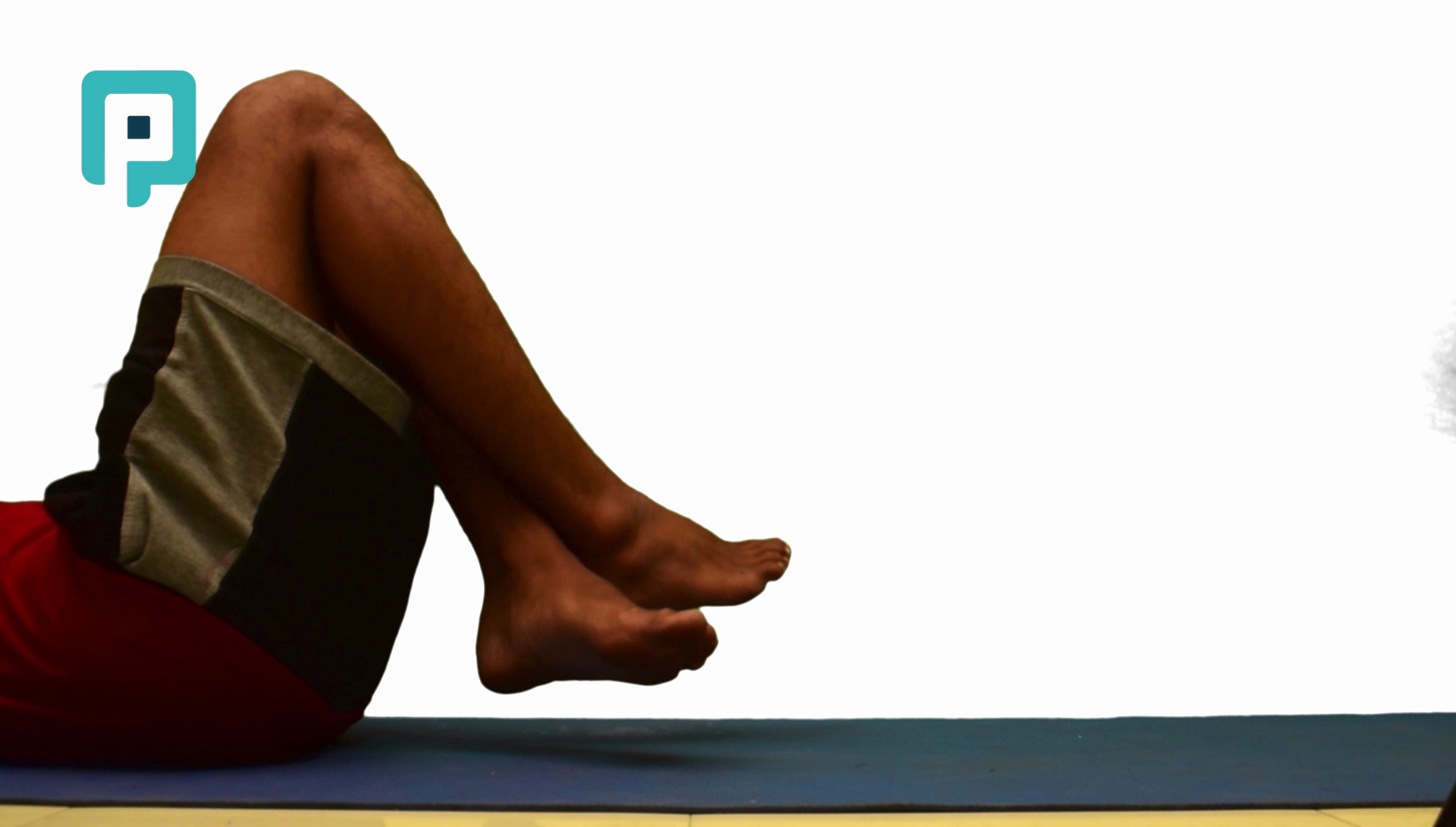 assistive knee flexion using other leg in supine - beginner Lower Body exercise