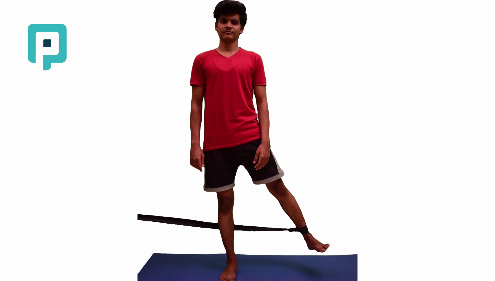 standing hip abduction with resistance band - beginner Lower Body exercise