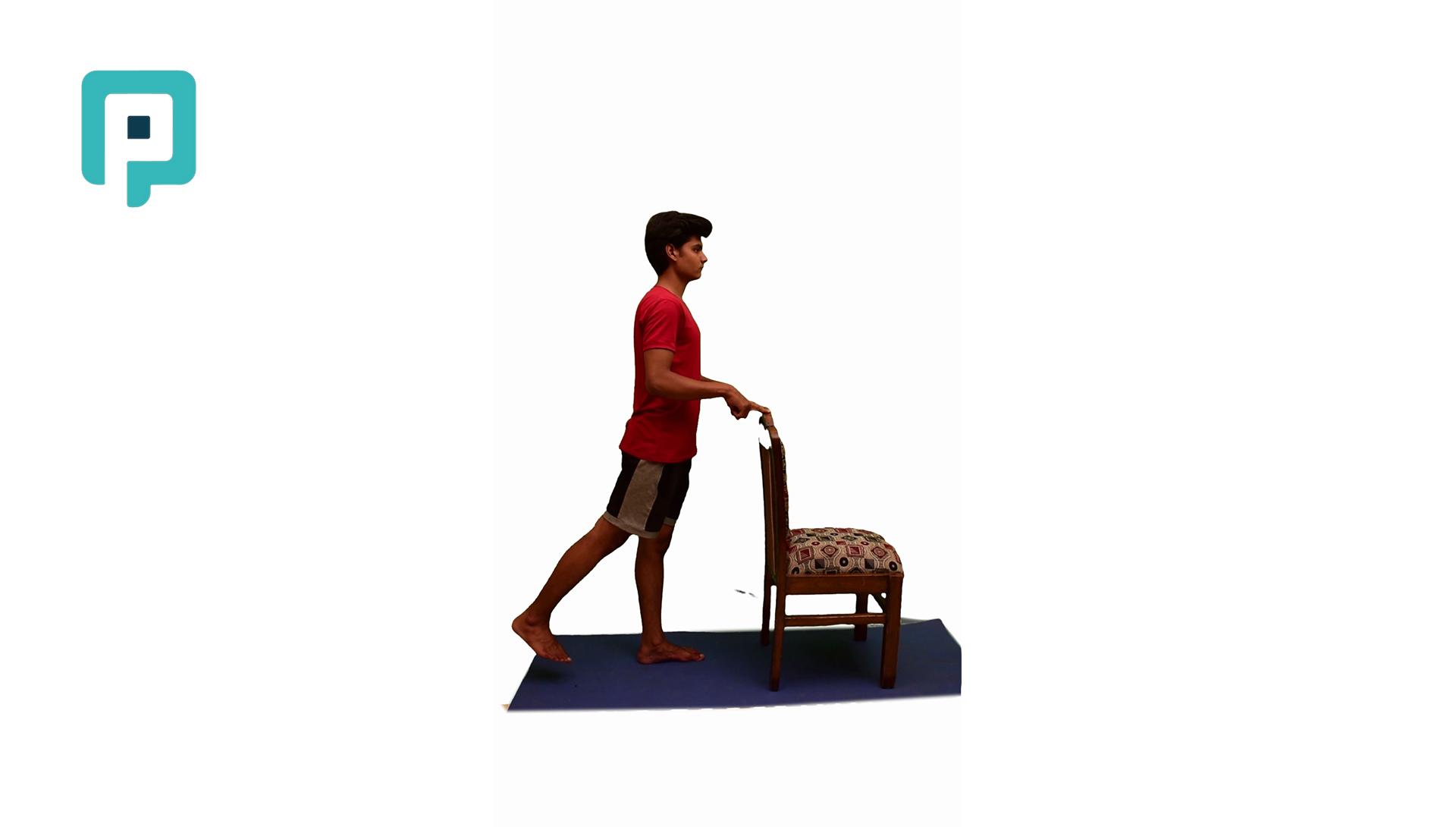 standing hip extension with chair support - beginner Lower Body exercise