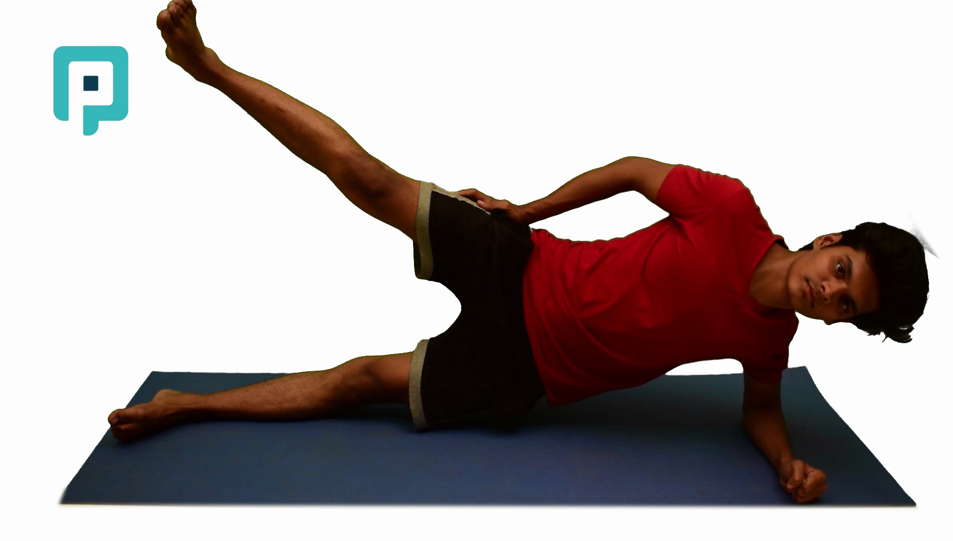 side plank with hip abduction - beginner Lower Body exercise