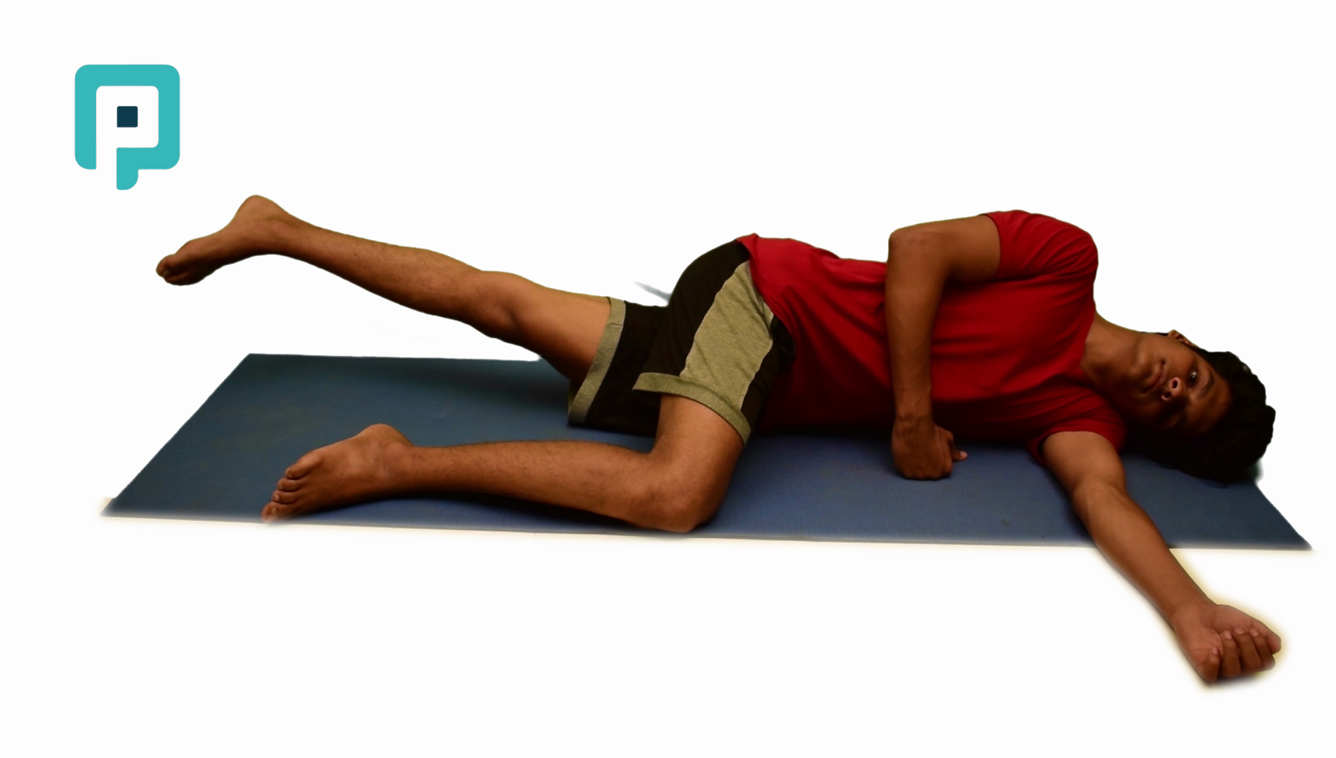 side lying hip adduction - beginner Lower Body exercise