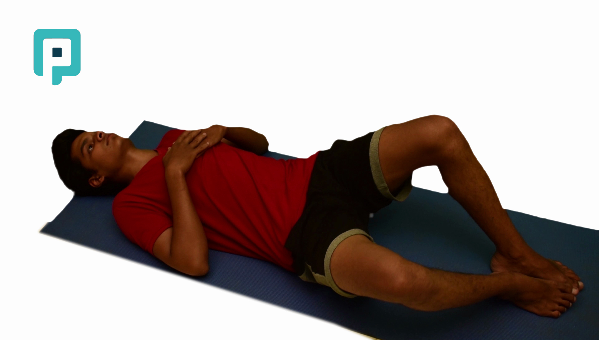 supine hip external rotation with knee flexed - beginner Lower Body exercise