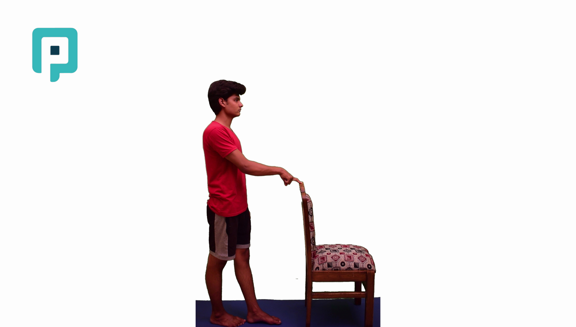 tandem stance with cervical flexion extension - beginner Lower Body exercise